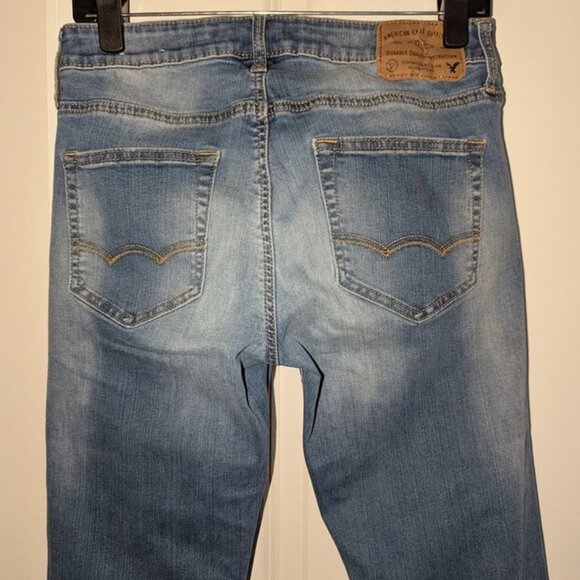 American Eagle Outfitters Extreme Flex Skinny Leg Cut Slim Jeans Pants 30x32 - Picture 6 of 8